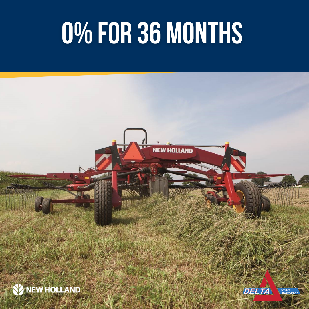 0% FOR 36 MONTHS ON SELECT SUPPORTING HAY & FORAGE